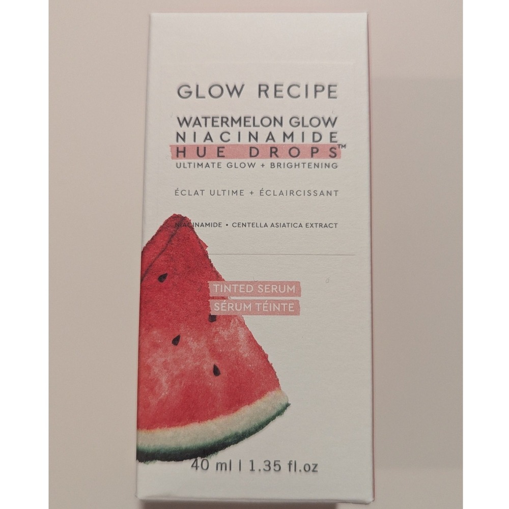 Glow Recipe Watermelon Glow Niacinamide Hue Drops Tinted Serum Rosy Glow 40ml